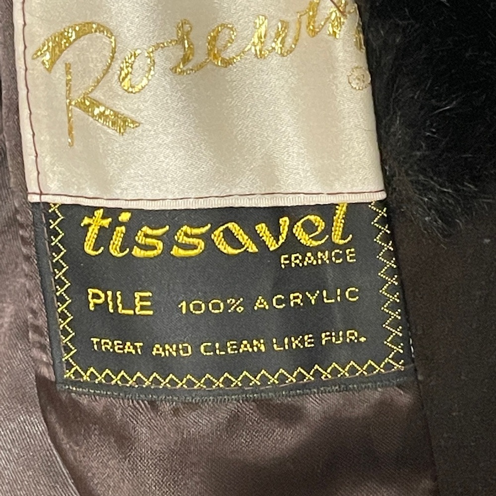 Tissavel of France Dark Brown Teddy Jacket - Picture 11 of 14